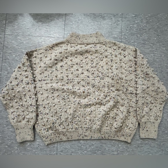 Misha & Puff Iris Confetti Merino Wool Sweater Size S EUC - Picture 2 of 8